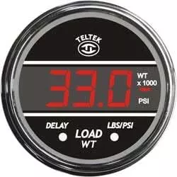 Teltek Red Load Weight Gauge for 2005 & Older Kenworth | 111K