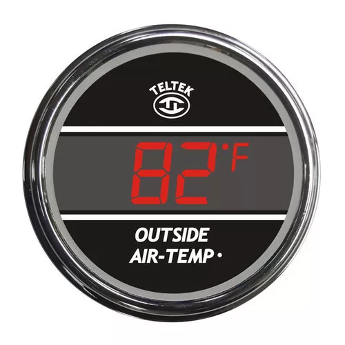 Teltek Red Outside Air Temperature Gauge for 2005 & Older Kenworth | 101K