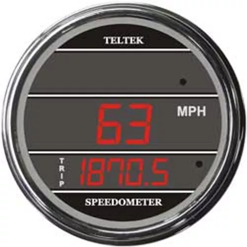 Teltek Red Speedometer Gauge for 2005 & Older Kenworth | 159KA