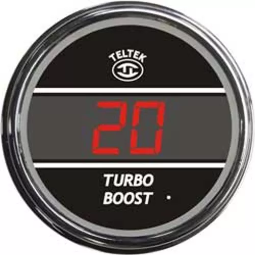 Teltek Red Turbo Boost Gauge for 2005 & Older Kenworth | 113K