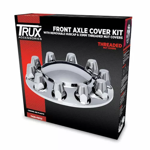 THUB-FRP33 TRUX Front Axle Cover Kit Dome Cap 33mm Threaded Nut Cover