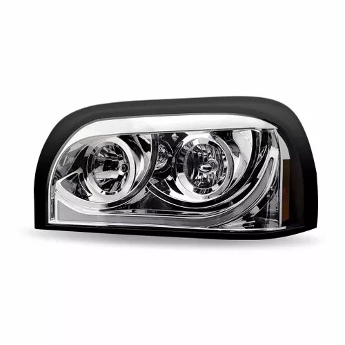 TLED-H13 Freightliner Century Halogen Headlight Assy with LED Strip Driver Side