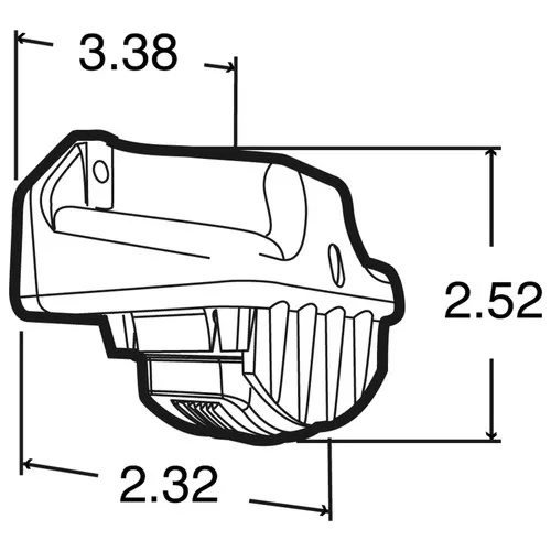 Truck-Lite 15012 15 Series License Kit Black