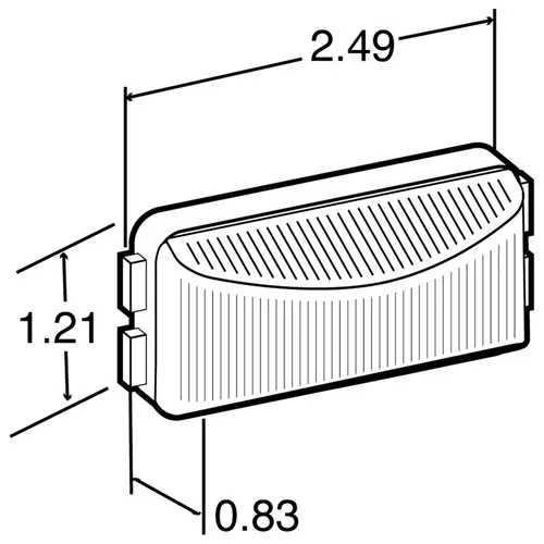 Truck-Lite 15201R 15 Series M/C 24 Volt