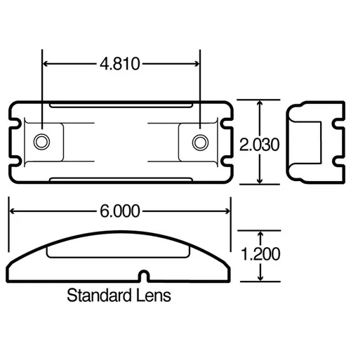 Truck-Lite 21204C Super 21 License Light