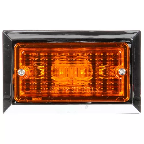 Truck-Lite 2675A Amber LED Signal-Stat Chrome Plated Light