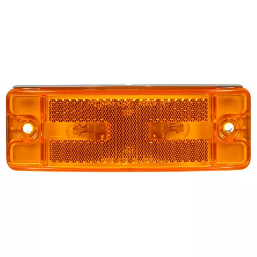 Truck-Lite 29203Y Male Pin 21 Side Marker Rectangular W/ Reflex