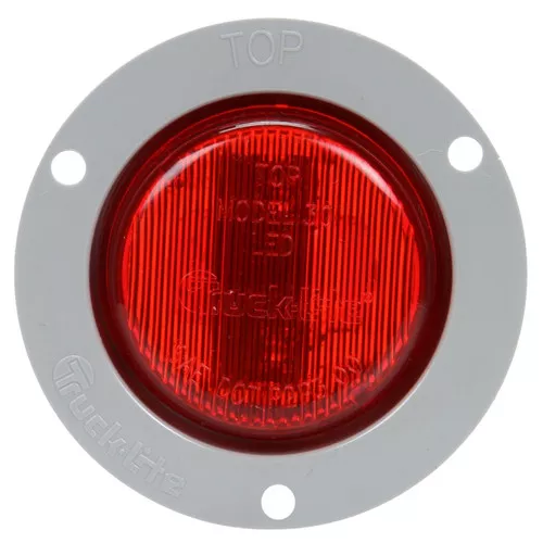 Truck-Lite 30272R LED 30 Series Low Profile Light & Gray Flange