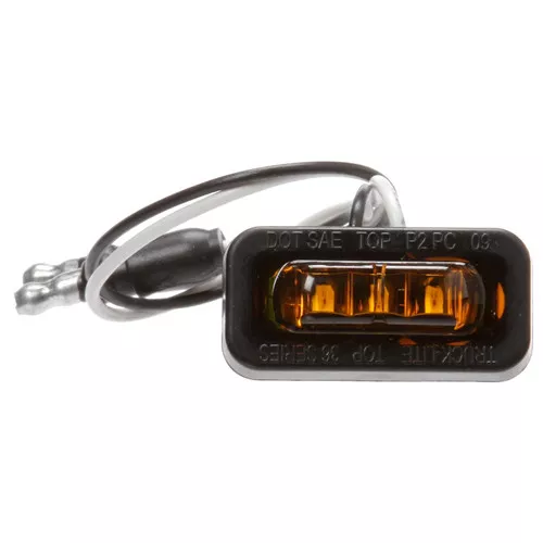 Truck-Lite 36105Y Amber 36 series Flex-Lite LED M/C Light 3 Diode Side Exit Wire