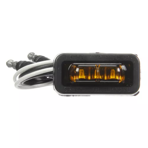 Truck-Lite 36115Y Amber 36 series Flex-Lite LED M/C Light 3 Diode Rear Exit Wire