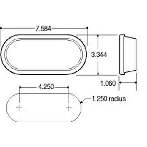 Truck-Lite 60403 60 Series Grommet