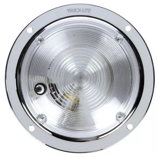 Truck-Lite 80350 80 Series Bulb Replaceable Dome Light W/Switch Chrome