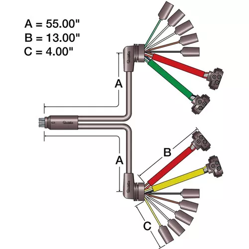 Truck-Lite 88910 Rear Sill Harness