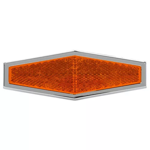 Truck-Lite 98034Y Hexagon Reflector W/ Chrome