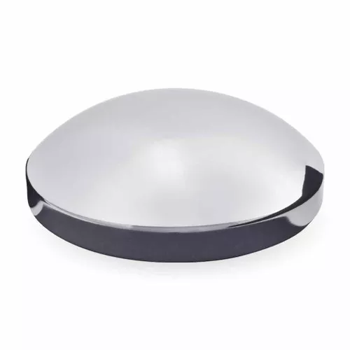TRUX THUB-858 8" DIAMETER CHROME METAL REAR "DOME" HUBCAP