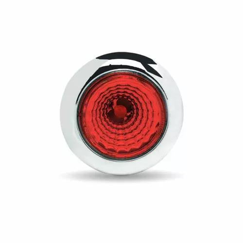 TRUX TLED-B1R 3/4" RED MARKER ROUND REFLECTOR LED LIGHT - 1 DIODE