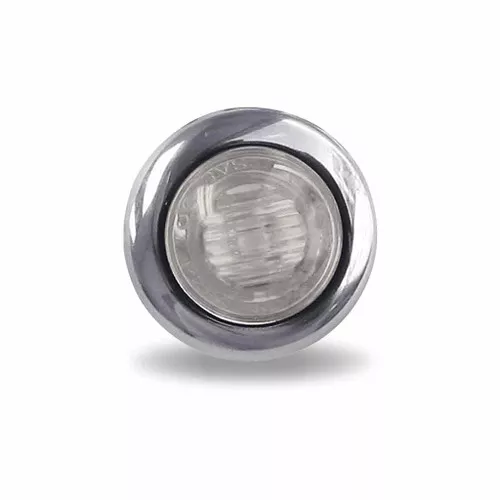 TRUX TLED-B2CA 3/4" Round Clear Lens Amber LED Marker Light