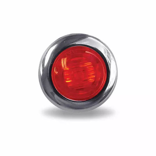TRUX TLED-B2R 3/4" RED MARKER ROUND LED LIGHT - 3 DIODES