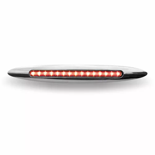 TRUX TLED-F9R 1" X 9" SLIM FLATLINE RED LED MARKER LIGHT