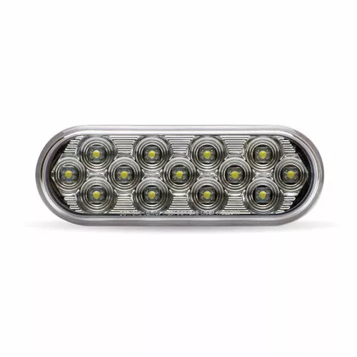 TRUX TLED-OBMW Clear White Back-Up Mirror LED Oval Light