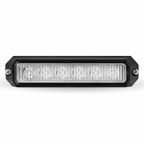 TRUX TLED-W26A26 CLASS 1 DIRECTIONAL 6 LED SURFACE MOUNT AMBER STROBE LIGHT WITH 36 FLASH PATTERNS