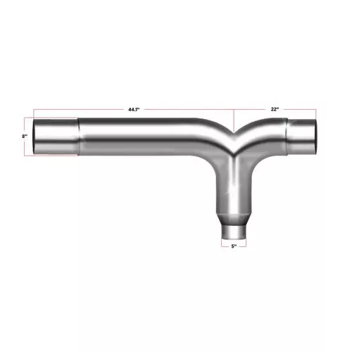 TRUX TSK-8Y 8" DIAMETER Y PIPE