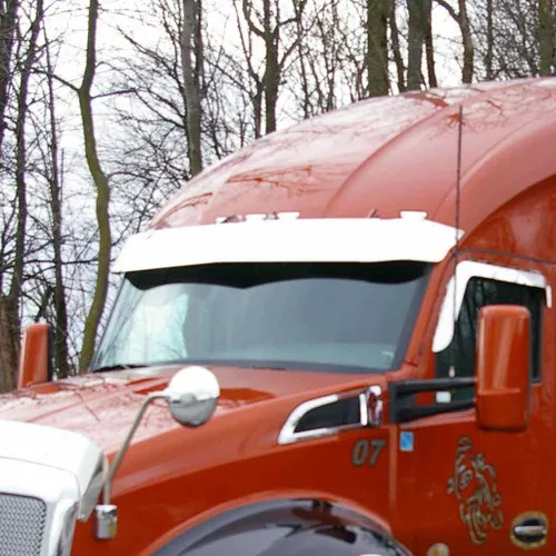 TRUX TSUN-K20 KW. T680 8 .5" SUNVISOR - BLANK