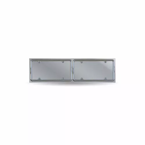 TRUX TU-1715 UNIVERSAL DOUBLE LICENSE PLATE HOLDER - LICENCE BEZELS NOT INCLUDED