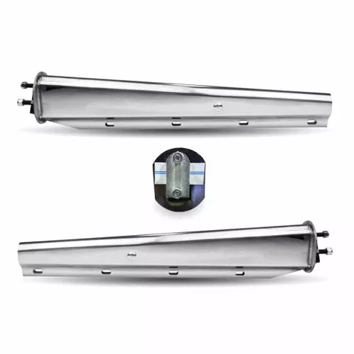 TRUX TU-9232 30" CHROME STANDARD MUD FLAP HANGER