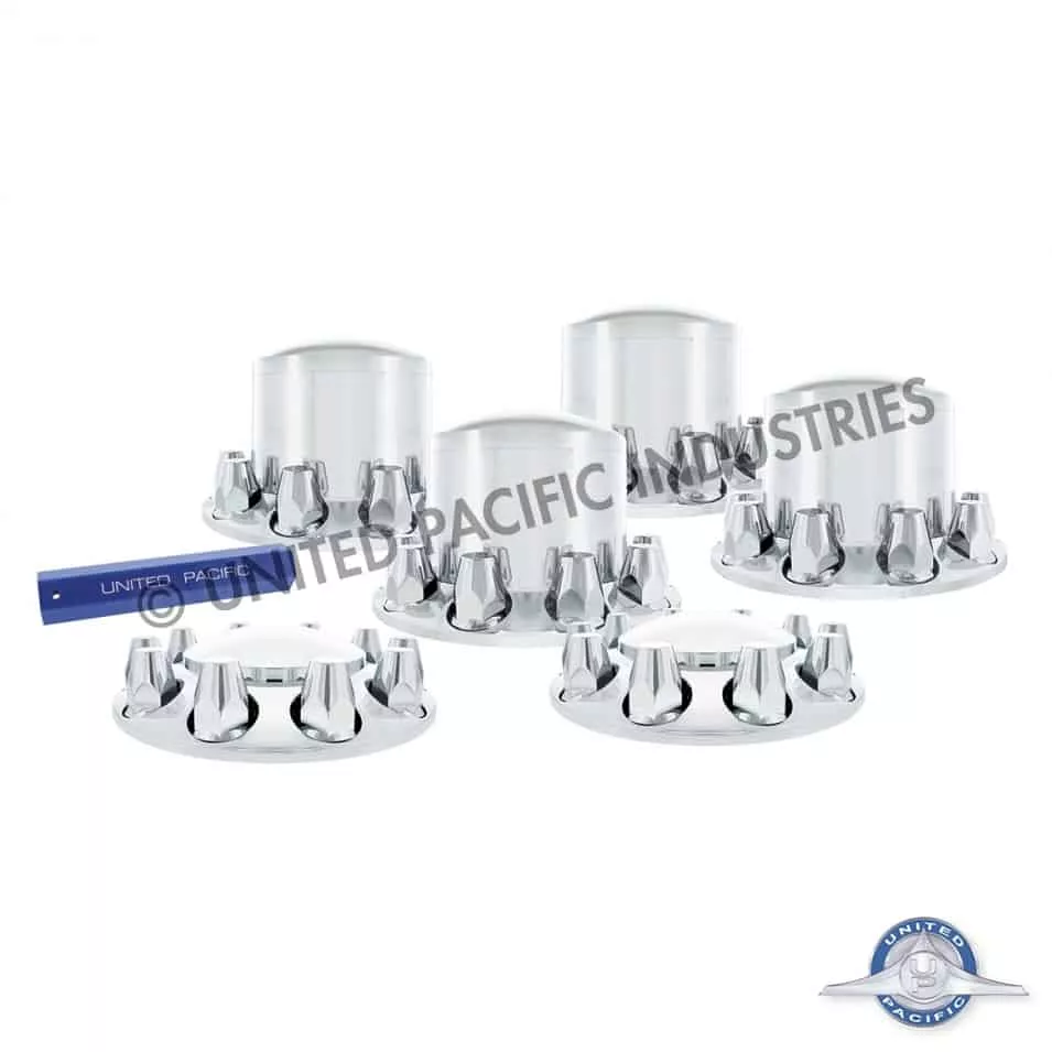 United Pacfic Chrome Cap Full Truck Kit