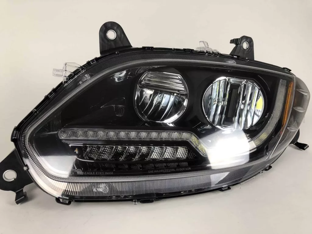 United Pacific Black Housing LED Headlight for International LT- Left