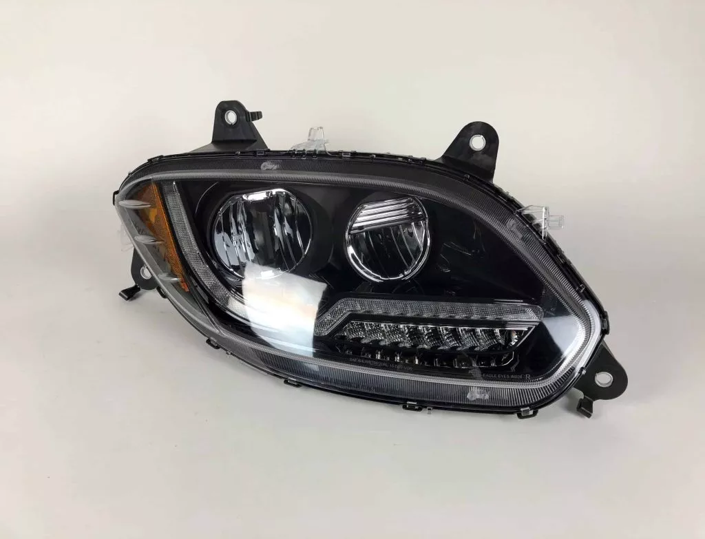 United Pacific Black Housing LED Headlight for International LT- Right