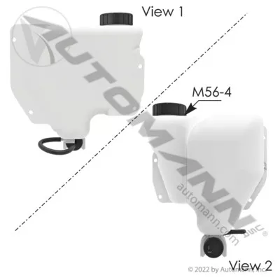 Washer Fluid Reservoir Peterbilt 357,375,377 1990-1996, 3792003-2005