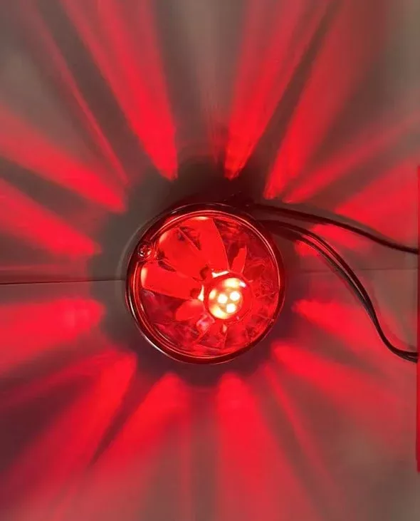 WATERMELON GLASS LIGHTS LED AMS RED SINGLE COLOR