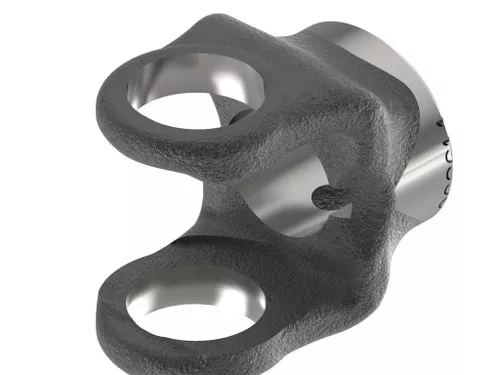 Weasler 10001-1041 1000 series yoke with round with keyway bore and setscrew
