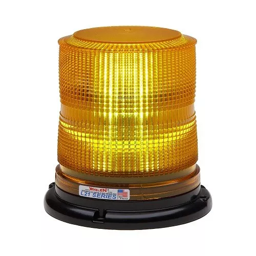 Whelen L21HAP Amber High Dome LED Permanent Mount Lamp